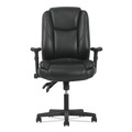 New Arrivals | Basyx HVST331 T-Arm High-Back Executive Chair - Black image number 1