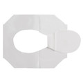 Georgia Pacific Professional 47046 14.5 in. x 17 in. Safe-T-Gard 1/2-Fold Toilet Seat Covers - White (20 Packs/Carton, 250/Pack ) image number 4