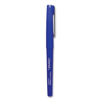 Universal UNV50501 Porous Point Medium 0.7mm Pens - Blue (1-Dozen)