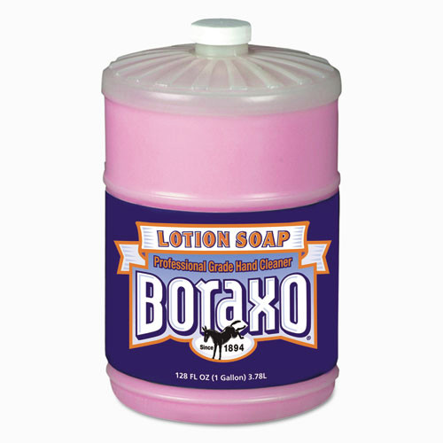 Hand Soaps | Boraxo DIA 02709 Liquid Lotion Soap, Floral Fragrance, 1 Gal Bottle, 4/carton image number 0