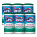 Cleaning & Janitorial Supplies | Clorox 01656 Disinfecting Wipes, Fresh Scent, 7 X 8, White (75/Canister, 6 Canisters/Carton) image number 0