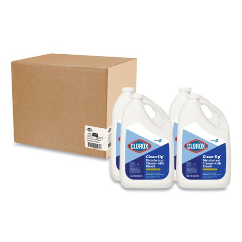 Cleaning Supplies | Clorox 35420 128 oz. Clean-Up Disinfectant Cleaner Refill - Fresh (4/Carton) image number 0