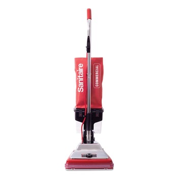 UPRIGHT VACUUM | Sanitaire SC887E 7 Amp TRADITION 12 in. Upright Vacuum with Dust Cup - Red/Steel