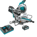Miter Saws | Makita GSL03M1 40V Max XGT Brushless Lithium-Ion 10 in. Cordless AWS Capable Dual-Bevel Sliding Compound Miter Saw Kit (4 Ah) image number 0