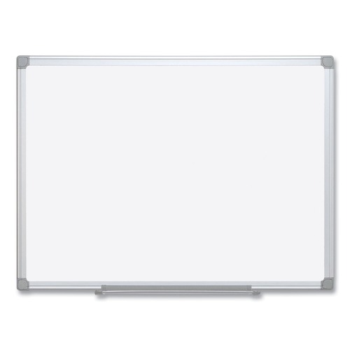 New Arrivals | MasterVision MA2100790 Earth Series 96 in. x 48 in. Non-Magnetic Whiteboard - White/Aluminum image number 0