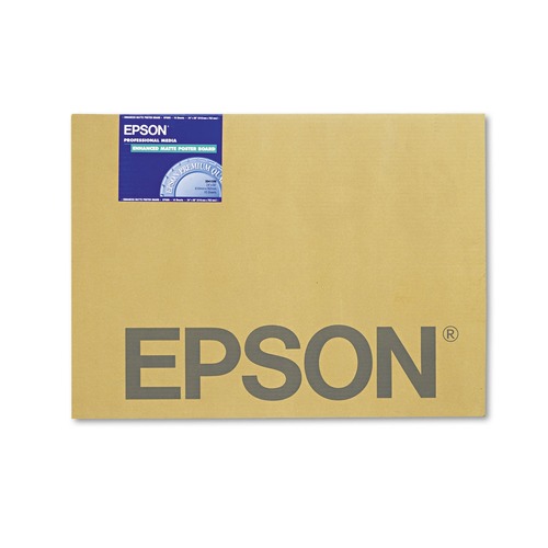 Epson S041598 Enhanced Matte Posterboard, 30 X 24, White, 10/pack image number 0