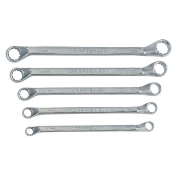 WRENCHES | Craftsman CMMT44350 5-Piece 12-Point Metric Box End Wrench Set