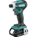 Impact Drivers | Makita XDT19R 18V LXT Brushless Compact Lithium-Ion Cordless Quick‑Shift Mode Impact Driver Kit with 2 Batteries (2 Ah) image number 1