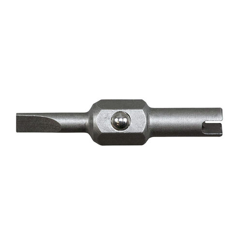 Bits and Bit Sets | Klein Tools 13231 1/8 in. Slotted/ Schrader Replacement Bit image number 0