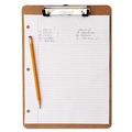 New Arrivals | Universal UNV05562 1/2 in. Capacity 8-1/2 in. x 12 in. Hardboard Clipboard - Brown (6/Pack) image number 3