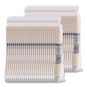 Dart R3-43107 3oz Paper Medical & Dental Graduated Cups - White/Blue (100/Bag, 50 Bags/Carton)