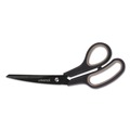 Universal UNV92022 Industrial Offset Handle 8 in. Long 3.5 in. Cut Length Carbon Blade Scissors - Black/Gray image number 0