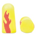 3M 312-1252 E A Rsoft Blasts Uncorded Foam Earplugs - Yellow Neon/Red Flame (200-Pair) image number 0