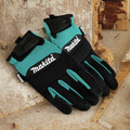 Makita T-04210 Genuine Leather-Palm Performance Gloves - Medium image number 4
