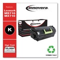 Save an extra 10% Off Reconditioned Products | Factory Reconditioned Innovera IVRMS710LC Remanufactured 25000 Page High Yield Toner Cartridge for Lexmark MS710/MX710 - Black image number 1