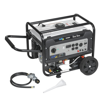 PRODUCTS | Quipall 5250DF Dual Fuel Gas Portable Generator with Electric Start