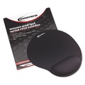 New Arrivals | Innovera IVR50448 10.37 in. x 8.87 in. x 1 in. Non-Skid Mousepad with Gel Wrist Pad - Black image number 1