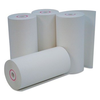 Universal UNV35765 Direct Thermal Print 0.38 in. Core 4.38 in. x 127 ft. Paper Rolls - White (50/Carton)