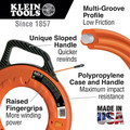 Wire & Conduit Tools | Klein Tools 56056 Wall Snake Multi-Groove Fiberglass 200 ft. 3/16 in. Fish Tape image number 1