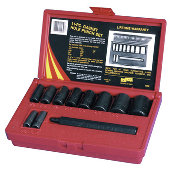 OFFICE STAPLERS AND PUNCHES | Kastar 950 11-Piece Gasket Hole Punch Set