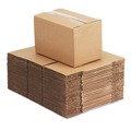 General Supply UFS1066 10 in. x 6 in. x 6 in. Fixed Depth Shipping Boxes - Brown Kraft (25/Bundle) image number 1