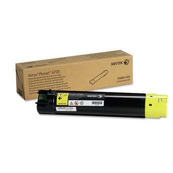 Xerox 106R01505 5000 Page Yield Standard Capacity Toner Cartridge for Phaser 6700 - Yellow