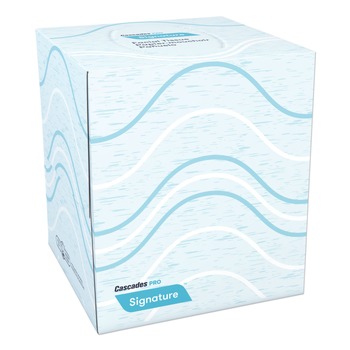 PRODUCTS | Cascades PRO F710 2-Ply, Cube, Signature Facial Tissue - White (36/Carton)