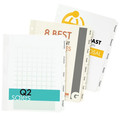  | Avery 11516 Print-On 8.5 in. x 11 in. Unpunched Dividers - White (5-Piece/Sheet, 25 Sheets/Pack) image number 2