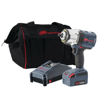 POWER TOOLS | Ingersoll Rand IQV20 Brushless Lithium-Ion 1/2 in. Cordless High Torque Impact Wrench Kit (5 Ah)