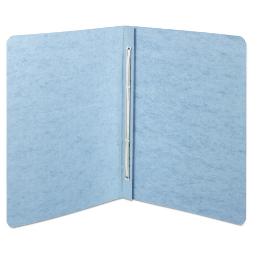Friends and Family Sale - Save up to $60 off | ACCO A7017022 2 in. Capacity Top Bound Prong Clip Presstex Report Cover - Letter Size, Light Blue image number 0