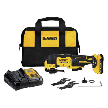 OSCILLATING TOOLS | Dewalt DCS353G1 12V MAX XTREME Brushless Lithium-Ion Cordless Oscillating Tool Kit (3 Ah)