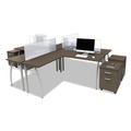 Office Furniture Accessories | Linea Italia LITTR721 Trento Line 47.13 in. x 1.75 in. x 15.5 in. Polycarbonate Dividing Panel - Translucent image number 5