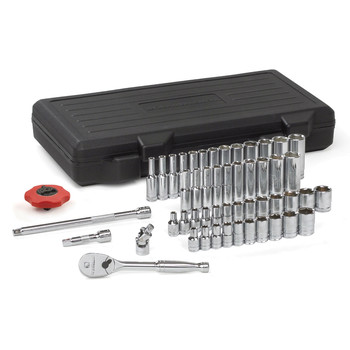 SOCKET SETS | GearWrench 80300 51-Piece 6-Point SAE/Metric 1/4 in. Drive Socket Set