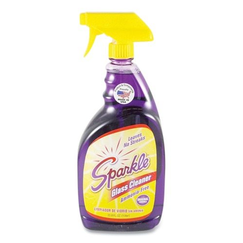 Glass Cleaners | Sparkle 20345 Glass Cleaner, 33.8 Oz Spray Bottle image number 0