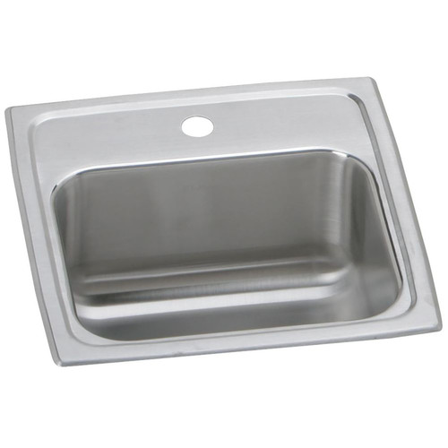 Elkay BCR151 Celebrity Top Mount Stainless Steel bar Sink with (1) Faucet Hole image number 0