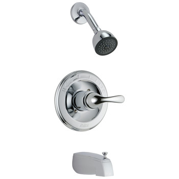 BATHTUB AND SHOWER HEADS | Delta T13420 Classic Monitor 13 Series Tub and Shower Trim - Chrome