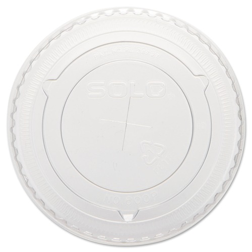 Just Launched | Dart 600TS Straw-Slot Cold Cup Lids, 10oz Cups, Clear (2500/Carton) image number 0
