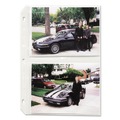 C-Line 52572 Clear Photo Pages For Four 5 X 7 Photos, 3-Hole Punched, 11-1/4 X 8-1/8 (50/Box) image number 0
