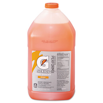 Gatorade 03955 G Series 1 Gallon Jug Liquid Concentrate - Orange (Box of 4 Each)