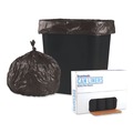 Trash Bags | Boardwalk H4832RKKR01 L-Grade Can Liners, 24 x 32, 12-16gal, .35mil, Black (50 Bags/Roll, 10 Rolls/Carton) image number 1