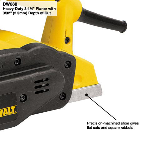Dewalt DW680K 314 in. Hand Planer Kit