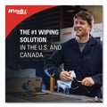 WypAll 41041 11.1 in. x 16.8 in. X80 Cloths with Hydroknit Brag Box - Blue (160 Wipers/Carton) image number 2
