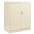 Alera ALECME4218PY 36 in. x 42 in. x 18 in. Economy Assembled Storage Cabinet with Fixed Shelves - Putty image number 0