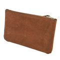 Cases and Bags | Klein Tools 5139L 12-1/2 in. Top-Grain Leather Zipper Bag - Brown image number 2
