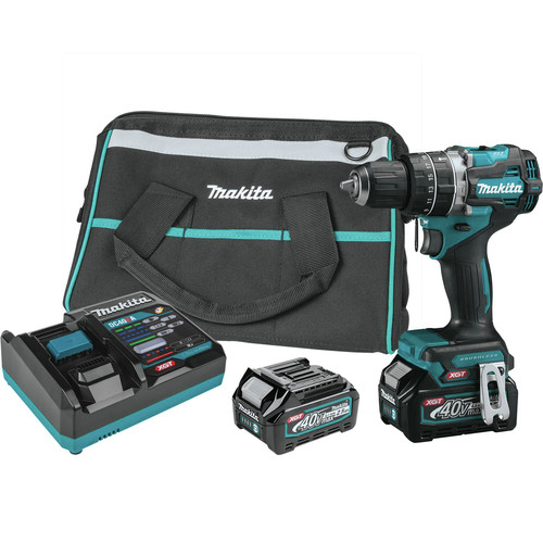 Makita GPH02D 40V Max XGT Compact Brushless Lithium-Ion 1/2 in. Cordless Hammer Drill Driver Kit (2.5 Ah) image number 0