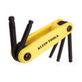 Hex Wrenches | Klein Tools 70571 5-Key SAE Sizes Grip-It Ball End Hex Set image number 2