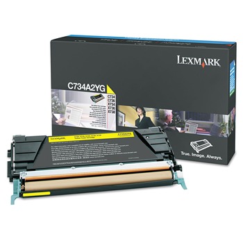 PRODUCTS | Lexmark C734A2YG CX734/C746/CX738 6000 Page Yield Toner Cartridge - Yellow
