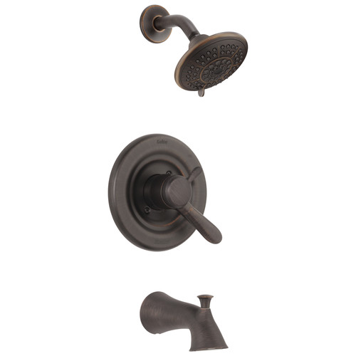 Fixtures | Delta T17438-RB Lahara Monitor 17 Series Tub and Shower Trim - Venetian Bronze image number 0