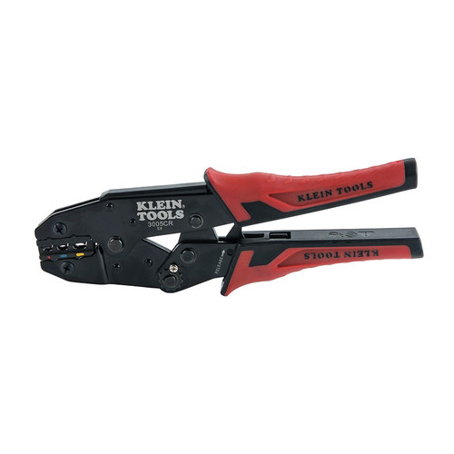 Klein Tools 3005CR | Ratcheting Insulated Terminal Crimper for 10 to 22 AWG Wire | Tyler Tool