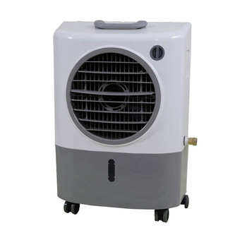 HESSAIRE PRODUCTS MC18M 115V 0.7 Amp Fixed Vent 1300 CFM Corded Evaporative Cooler - Off White